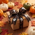 thumbnail image 2 of Halloween Skull Ribbon, 12' Cuttable Ribbon for Gift Wrapping, Festive Decor for Party Favor Boxes, 2 of 7