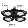 thumbnail image 2 of Luminario de LED 100 W, aluminio con 4 paneles abatibles Volteck ABA-701L, 2 of 6
