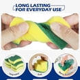thumbnail image 2 of Moqsnm Kitchen Cleaning Sponges,10 Pack Non-Scratch for Dish, Heavy Duty Scrub Sponges, 2 of 8