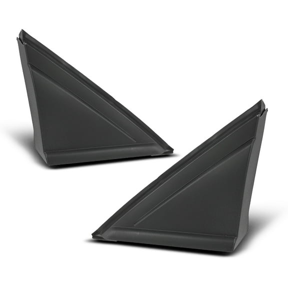 Pair Window Mirror Fender Corner Molding Cap Black Fit For 2012-2018 Ford Focus