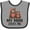 Heather and Black, variant on Inktastic My Mimi Loves Me Bear Boys or Girls Baby Bib
