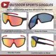 thumbnail image 5 of 1 Set de Gafas de Motocicleta Antideslumbrantes de Triacetato de Celulosa PC UV400 Gafas de Sol para Deportes al Aire Libre para Motocross, Moto de Tierra, ATV Lente Roja Marco Negro y Rojo, 5 of 6