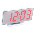 thumbnail image 3 of Injueey Reloj Despertador de acrílico/espejo, Reloj Digital LED, Control de voz, tiempo de repetición, pantalla de temperatura, modo nocturno, Reloj Decoración del hogar No.06 Injueey JJ25294-06B, 3 of 6