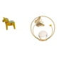 thumbnail image 1 of Figura de escritorio,Estatua de caballo tradicional sueca hecha a mano,Figura creativa del caballo Dalecarliano,Estatua de bola de cristal,Estatuas de bolas de cristal para decoración del, 1 of 8