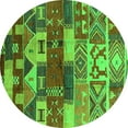 thumbnail image 1 of Ahgly Company Indoor Round Oriental Green Industrial Area Rugs, 8' Round, 1 of 4