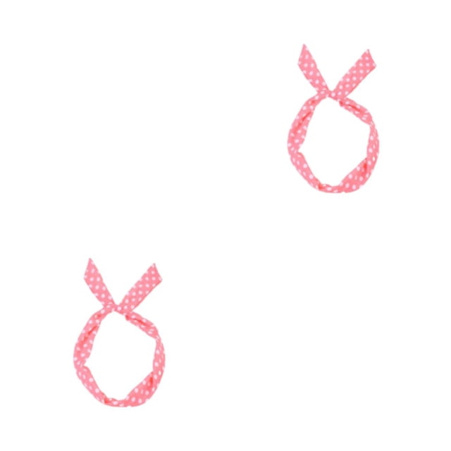 Sonducket Oreja de tela Diadema Primavera Niños Adorable Diadema decorativa Pascua Niños Niñas Sombrero portátil Disfraz Tipo de cabeza 2 Tipo 2 2piezas