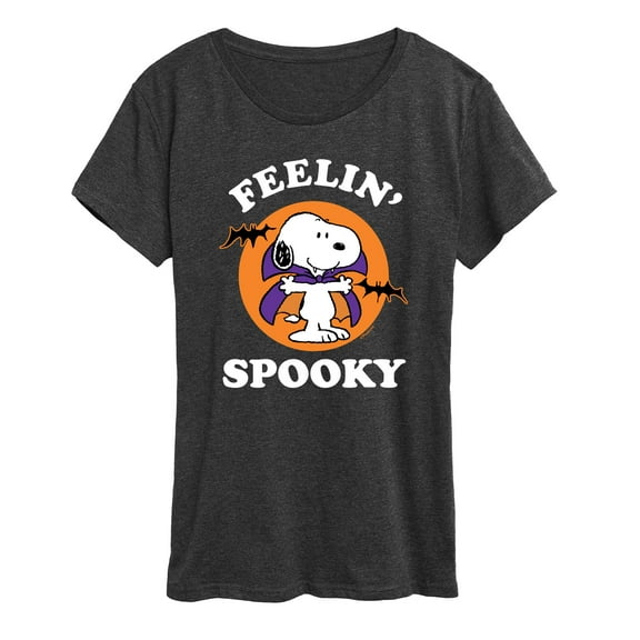 Peanuts - Feelin Spooky - Women's Short Sleeve Graphic T-Shirt