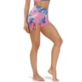 thumbnail image 3 of MISS MOLY Women's High Waisted Yoga Shorts Runched Butt Lifting Textured Shorts Tummy Control Tie Dye Beach Hot Pants, 3 of 5