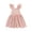 Pink, variant on Lovebay Toddler Baby Girls Sleeveless Embroidered Hollow Out Tie Straps Sundress Bridesmaid Birthday Gown Dress