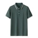 thumbnail image 1 of pstuiky Camisa de manga corta para hombre, Camisa informal de manga corta con cuello vuelto, cómoda y lisa, para hombre camisas casuales para hombre xxl, 1 of 3