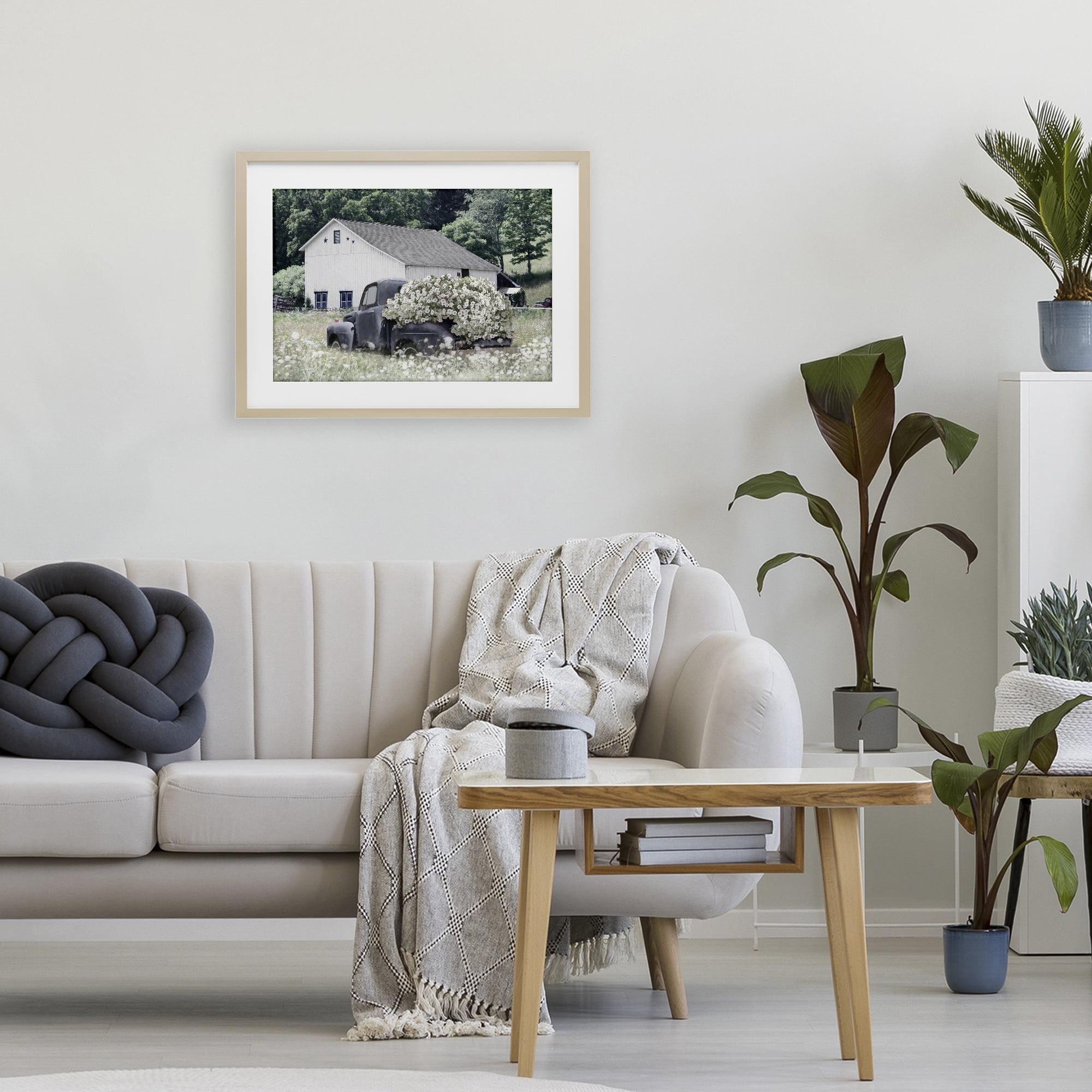 Stupell Industries Bed Full Of Blossoms Birch Framed Print Under Glass, design by Lori Deiter