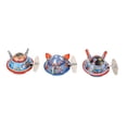thumbnail image 2 of Wind Up Toy, 3pcs Iron Wind Up Spacecraft Toy Portable Small  for Christmas, 2 of 8