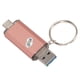 thumbnail image 1 of Gran Espacio de Almacenamiento USB Flash Drive Con Llavero Metal U Disco Resistente Al Agua, Diseño 3 en 1 Para Teléfonos Inteligentes y Computeras Android, Y Duradero, 1 of 7