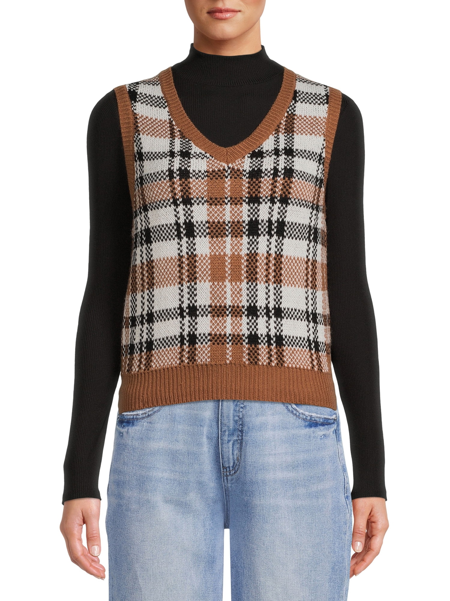 V-Neck Sweater Vest - Walmart 