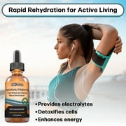 Micronutrients Liquid Drops | Electrolyte Concentrate, Rapid Rehydration | Fulvic & Humic Acid | for Energy, Low-Carb Keto, Vegan, Paleo Diet, Leg Cramp | Magnesium Sodium Potassium Zinc