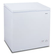 Della 5.2 cu. ft Upright Chest Freezer with Basket, Power Indicator light, White by Della