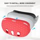 thumbnail image 4 of DQrwqpou Cubierta Protectora Frontal VR Shell Antigolpes Impermeable para Meta Quest 3 (rojo), 4 of 8