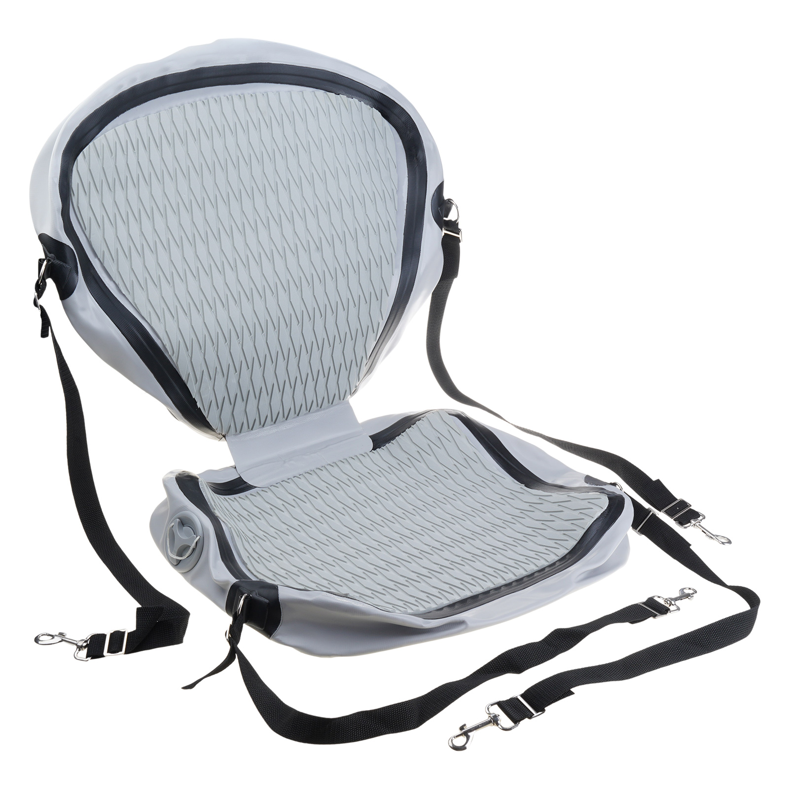 Inflatable Kayaks Seat with Back Support Adjustable Strap Canoes Backrest Seat Universals Paddle Board Seat Enduring
