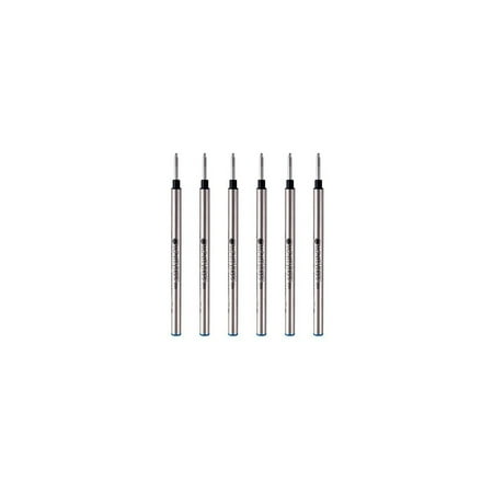 UPC: 0080333907214 | Monteverde Rollerball Pen Refill Medium Point Blue Ink 6 Pack (K233BU)