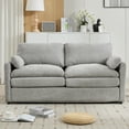 thumbnail image 5 of Jopath 68.1" Cozy Loveseat Sofa, Oversized Comfy Cloud Sofa with Double Cushion Loveseat Sofa Plush Cushion Sofa Couch for Living Room Bedroom Apartment Light Grey, 5 of 9