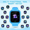 thumbnail image 2 of SHANNA Smart Watch for Kids, Kids Smartwatches Phone with Text and Call, Games Camera Alarm Flashlight Music Player for 3-12 Boys Girls, Blue, 2 of 8