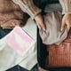 thumbnail image 3 of Bolso de mano creativo con lentejuelas, con cremallera, para mujer (rosa), 3 of 8