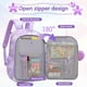 thumbnail image 3 of Mochila Alrisg Lovely, mochila escolar para niñas, 17 pulgadas, color morado, 3 of 7