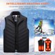 thumbnail image 4 of Chaleco calefactor eléctrico unisex Chaleco calefactable lavable para deportes caza senderismo, 4 of 9