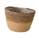 thumbnail image 4 of Cesta de plantador tejido Cesta de almacenamiento decorativo Cesta redonda Caneta de plantas de planta Contenedor de planta para el césped del porche S, 4 of 8