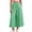 Green, variant on Women Wide Leg Cropped Pants Gingham Elastic High Waist with Pockets Loose Casual Pants