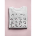 thumbnail image 3 of Love Of Zodiac Signs.  Sweatshirt Women -Image by Shutterstock, Female Medium, 3 of 4