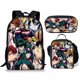 thumbnail image 1 of Set de mochilas escolares My Heros Academias, 3 unidades, para niños, 1 of 1