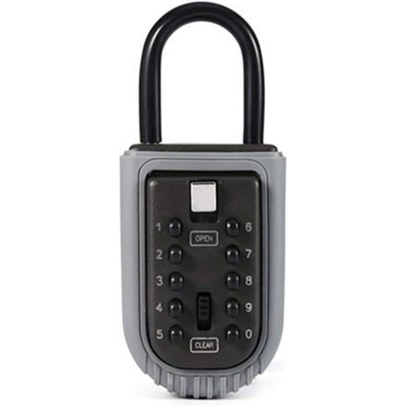 Key Lock Box,Lock Box for House Key, Lockbox for Keys, Fit for Home, Office, Garage, Apartment Spare Key Storage,Durable,Water Resistant,Portable Lock Box(10 Digit Combination with Code)