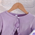 thumbnail image 4 of Tiijoy Toddler Girls Floral Sleeveless Dress Cardigan Coat Outfits, 2-Piece, Sizes 2-8, 4 of 8