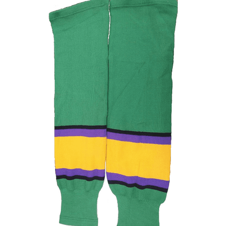 Green Ice Hockey Socks (Pair) Adult Mens Mighty Ducks Movie Costume Conway