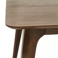 thumbnail image 5 of Christopher Knight Home 5-Piece Mid Century Dining Table with Cushioned Chairs, Wood Frame, Walnut+Light Gray, 5 of 13