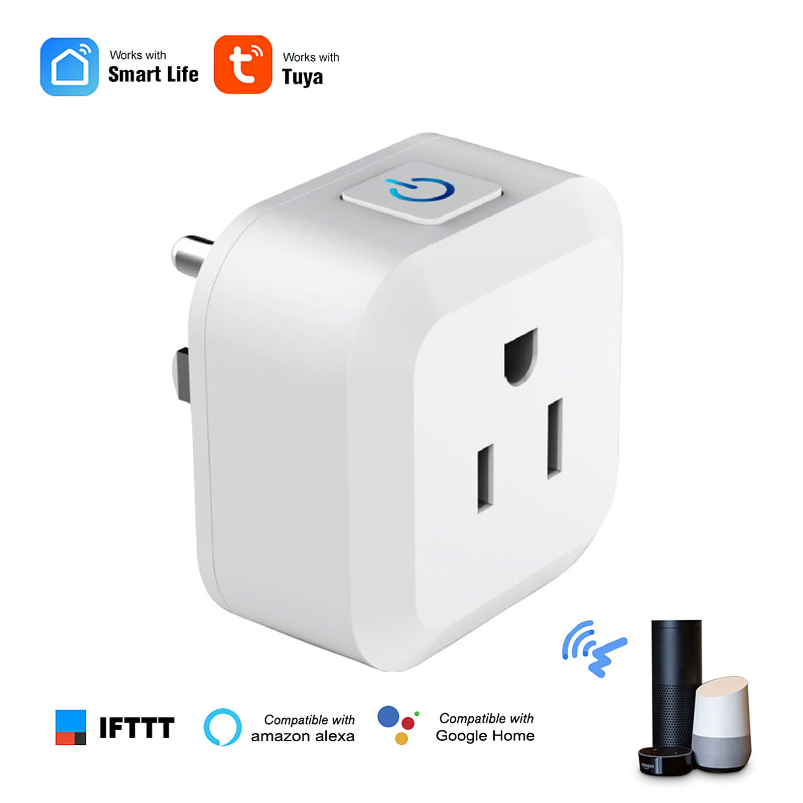 Details about   WiFi Smart Plugs Power Socket Outlets Switches Remote Amazon Alexa Google Home