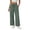 #01 Army Green 【Mix, Match & Rotate: Stock Up on Daily Colors】, variant on Women's Cotton Loose Straight Elastic Waist Pants with Pockets for Women, Mid Waisted Double Pocket Casual Long Trousers, Lounge Business Casual Outdoor Wear Womens | VerBelle,Army Green L