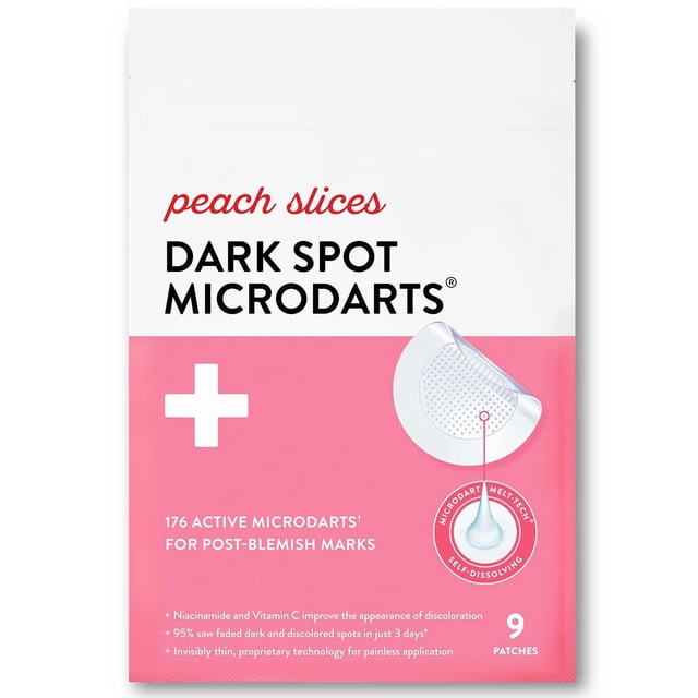 Parches Micro Dardos Peach Slices Melocotón para Hiperpigmentación Vegano