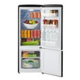 thumbnail image 6 of iio 7 cu. ft. Retro Refrigerator with Bottom Freezer, Midnight Black, 6 of 11