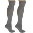thumbnail image 2 of Men's Therapeutic Knee High Socks - 3 Pairs, Non-Binding Cushioned Cotton Blend for Swelling & Comfort (Fits Shoe Sizes 9-15), 2 of 4