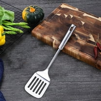 Stainless Steel Spatula,Kitchen Spatula - Metal Spatula Steak Spatula, Meat Frying Spatula for High Temperature Fryer, Barbecue Cookware, Spatulas for Kitchen Use, Kitchen Meat Spatula