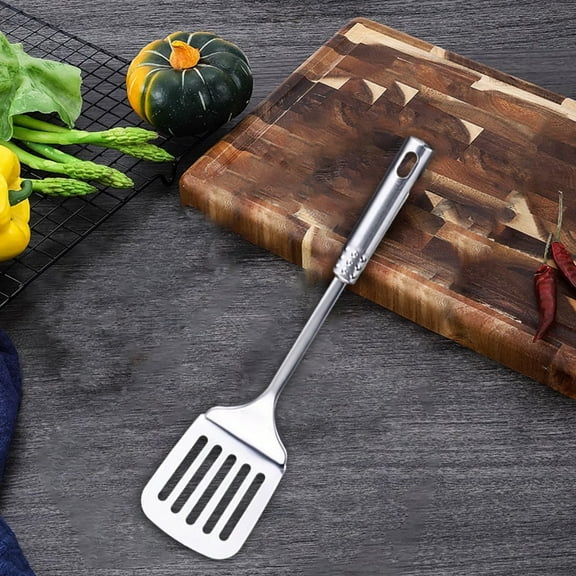 Stainless Steel Spatula,Kitchen Spatula - Metal Spatula Steak Spatula, Meat Frying Spatula for High Temperature Fryer, Barbecue Cookware, Spatulas for Kitchen Use, Kitchen Meat Spatula