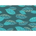 thumbnail image 1 of Ahgly Company Tapis Rectangulaire d'Intérieur à Motifs Turquoise Vert Foncé, 2 Pieds x 4 Pieds, 1 of 6