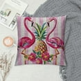 thumbnail image 2 of Nawypu Farmhouse Decorative Outdoor Throw Pillow Covers for Couch Sofa Bed Summer Tropical Pattern with Flamingo and Pineapple Pillow Cover Decor Pillow Case, 2 of 5