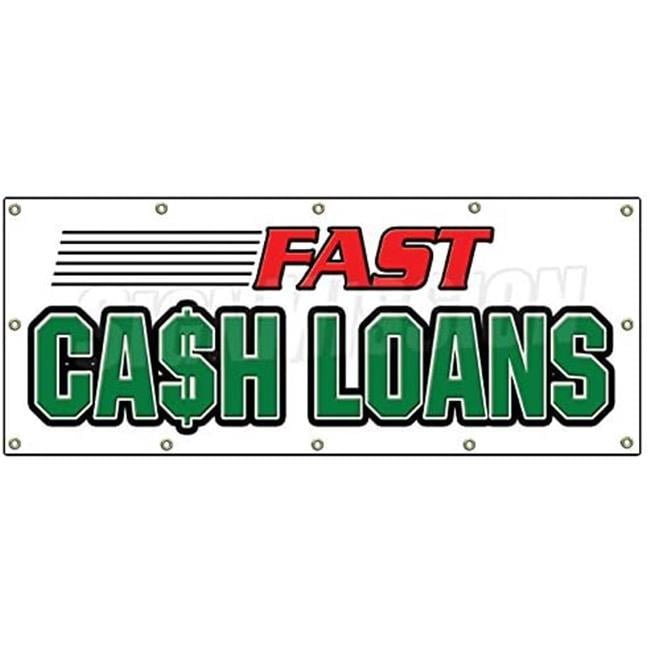 CASH LOANS Banner Advertising Vinyl Sign Flag pawn shop gold coins tools jewelry 