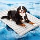 thumbnail image 1 of Dog Cooling Mat, 59" x 40"Extra Large, Cooling Pad Reversible (Cool & Warm), Pet Cool Mats for Dog and Cat use in Crate, Kennel, Bed, Sofa, Machine Washable, Non-Gel, Glacial Grey, 1 of 5