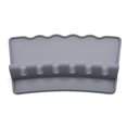 thumbnail image 1 of Soporte de silicona para utensilios de cocina, soporte para cucharas, espátula gigante, cucharón, tenedor, soporte antideslizante, resistente al calor, utensilios de cocina, silicona (gris, L), 1 of 5