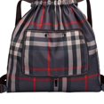 thumbnail image 2 of Basketball Yoga Bag Drawstring Folding Backpack Nylon for Travel (Small Flowers), 2 of 6