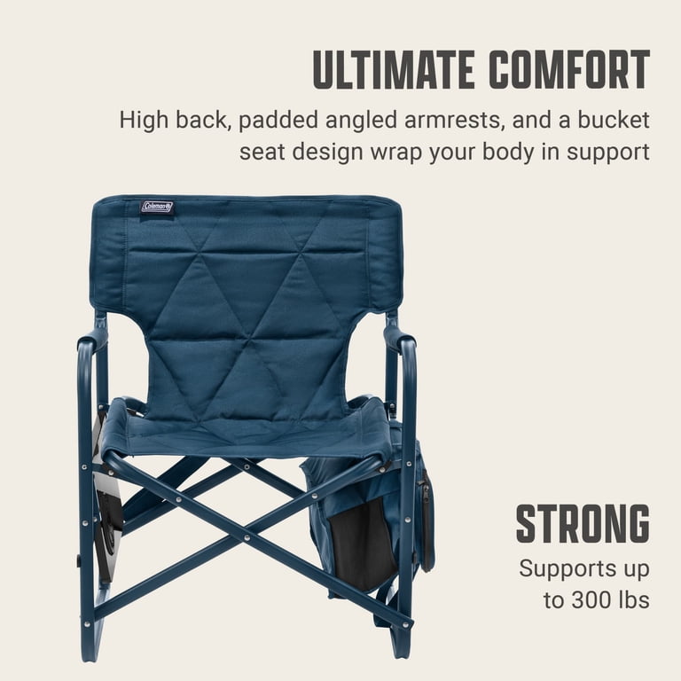 Flex 'N Go Outdoor Folding Chair for Camping with Table & Cooler